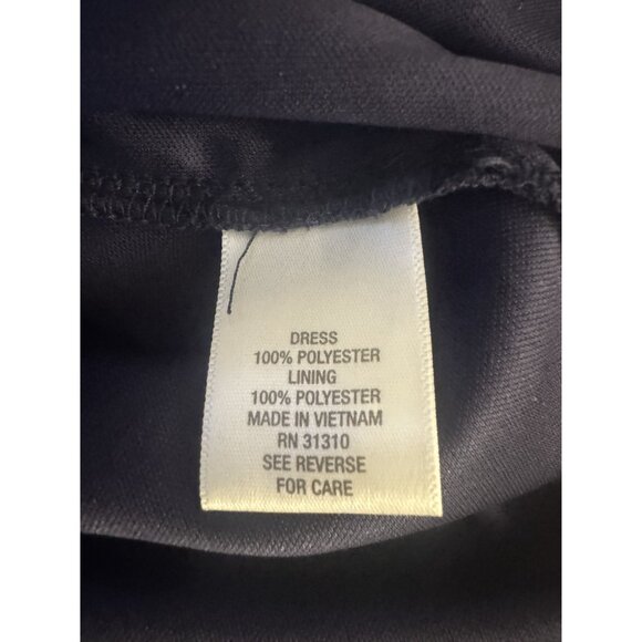 Dressbarn Chiffon Mixed Print‎ Kimono Sleeve Dress with Tie Size 14W 1X Plus - Picture 8 of 9